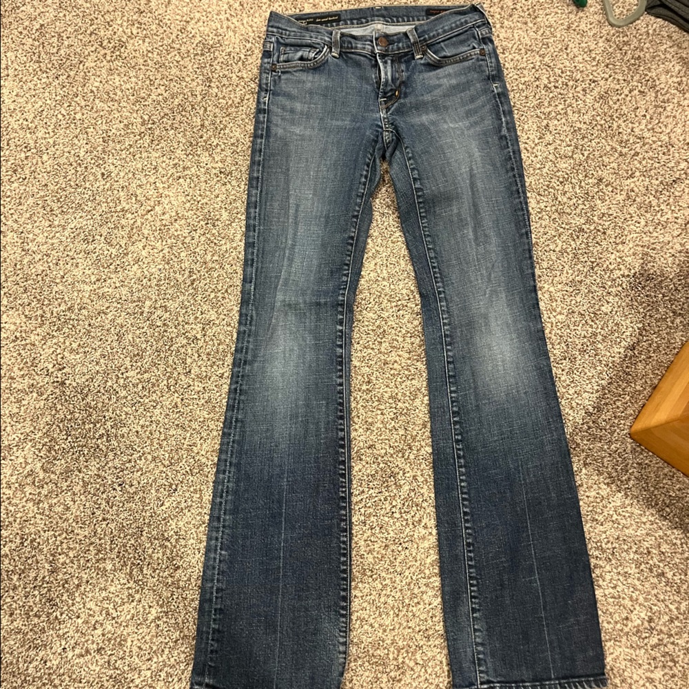 Citizens of humanity low waist boot cut jeans